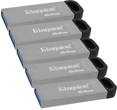 Kingston DataTraveler Kyson USB 3.2 Gen 1 DTKN/64 Go (lot de 5)