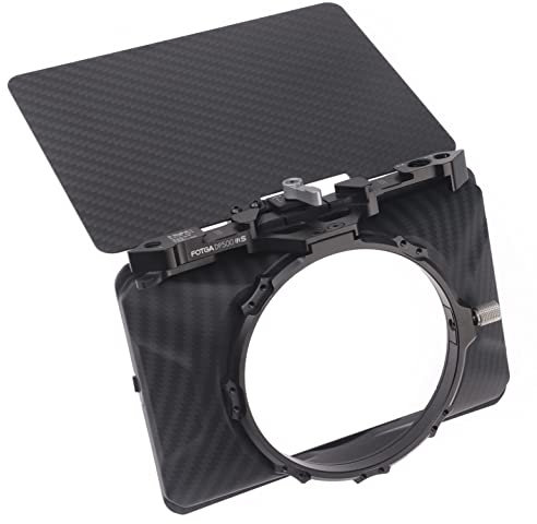 Hersmay Mini Matte Box Leicht 4x4 4x5.65 Clip On Objektiv Matte Box für DSLR Spiegellose Kamera für Sony A7IV A9 A7 A7R A7S II III IV; für Nikon Z6 Z7 II; EOS R5 R5C M6 M50 GH5 GH6 BMPCC 4K 6K Pro