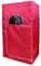 PortáTil Plegable En Casa Tienda De Vapor Sauna para SPA En Casa Sauna A Generador De Vapor Personal Aislada De 4 Capas Cabina BañOs De Sauna con Control Remoto Y Silla Y Accesorios (rojo))