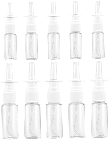 FRCOLOR 10pcs Travel Spray Bottles Nose Spray Bottle Portable for Cosmetics Leak Reusable