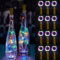 Vicloon 12 Stück Weihnachtsbeleuchtung, 2M 20 LEDs Glas Korken Licht Lichterkette, Flaschenlichterkette Korken mit 12 Ersatzbatterien, für Garten, Hochzeit, LED Weihnachten Deko (Farbe)