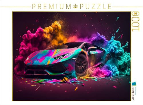 CALVENDO Puzzle Lamborghini Huracan | Lege-Größe cm Foto-Puzzle für glückliche Stunden