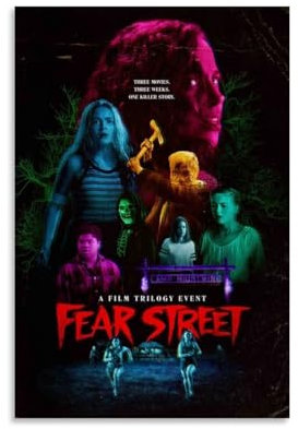 REOTTO Fear Street Parts 1-3 Poster Dekorative Malerei Leinwand Wandkunst Wohnzimmer Poster Schlafzimmer Malerei,Wandkunst Bilddruck Moderne Familienzimmer Dekor 12x18inch(30x45cm)