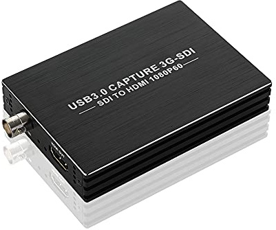YIWENG NK-M006 3G-SDI Video-Capture Card USB 3.0 HD 1080P Video Capture Box SDI auf HDMI Adapter Konverter Treiberfreies Design, Video Capture Box