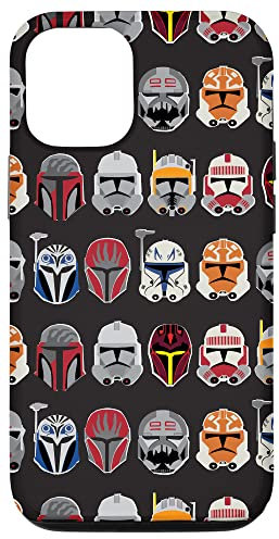 iPhone 14 Star Wars The Clone Wars Trooper Helmet Pattern Case