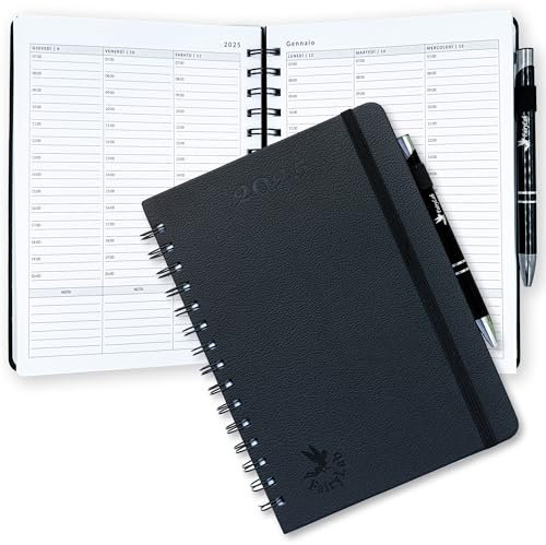 FairyLab Agenda 2025 2026 Settimanale. Intuitivo e funzionale Diario di 12 mesi, efficiente calendario ufficio. Da luglio 2025 a Agosto 2026