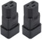 IEC320 C20 auf C21 AC-Adapter, 2 Stück C20 auf C21 Professioneller Netzstecker-Adapter, IEC320 C20 auf IEC320 C21 Stecker-Adapter für USV-Stromversorgung, PDU, Server, Monitore,
