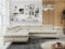 MKS MEBLE Ecksofa Sofa Beige, Wohnlandschaft L-Form mit Schlaffunktion und Bettkasten, Schlafsofa mit Bettkasten, Sofa mit Einstellbare Kopfstützen, Peter L - Beige Velvet - Links Beige