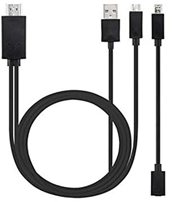 Cavo video HD Universal Android Telefono MHL Micro USB a HD 1080p Adattatore per cavo TV HD - Nero
