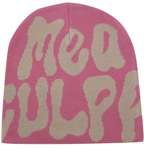 Y2K Accessoires - Y2k Slouch Beanie Unisex Mütze Cap Winter Knit Skater Hip Hop Strickmützen Baumwolle Lustig Spider Hut für Herren Damen Teenager Outdoor Bekleidung Accessoires Geschenk
