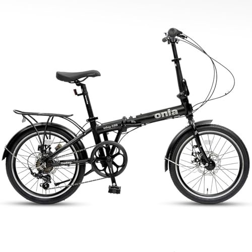 Klapprad Aluminiumlegierung 20 Zoll Scheibenbremse Speedbike Männer und Frauen Jugend Leichtgewicht Pendeln Faltbar C