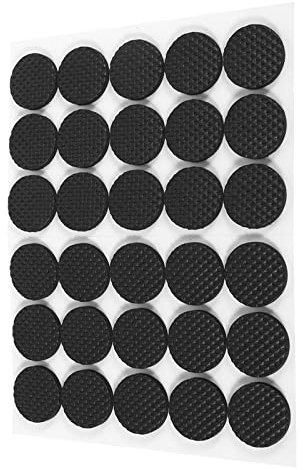 Gummi-Pads mit Selbstklebenden 30 Stück Schwarzen Bodenschonern für Möbel, Sofa, Tisch, Stuhl, Gummifüße, Schützen Holzböden und Wände