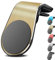 XIBHDN Mobile Phone Navigation Magnetic Bracket,L Type 360° Rotatable Car Phone Mount,Universal Car Cellphone Holder Strong Magnet Mount for Any Smartphone (Gold)