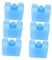 UKCOCO 6pcs Air Conditioning Fan Ice Blocks Refillable Freezer Ice Packs for Cooler Reusable Cooler Portable Small Refrigerator