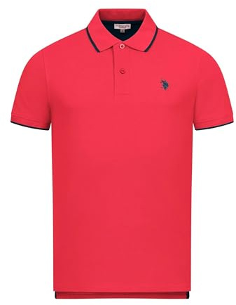 U.S. POLO ASSN. Herren Poloshirt (S-3XL) Classic Fit Kurzarm Pique Polohemd P002