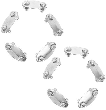 Milisten 20Stücke Fahrrad Mudguard Clip Robuste Halterung für Mountainbike Schutzbleche Installieren für mit Premium Eisenmaterial Leicht