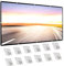 Pantalla de proyector de 150 pulgadas, 16:9, plegable, antiarrugas, pantalla de proyección portátil para cine en casa, pantalla de cine en interiores y exteriores