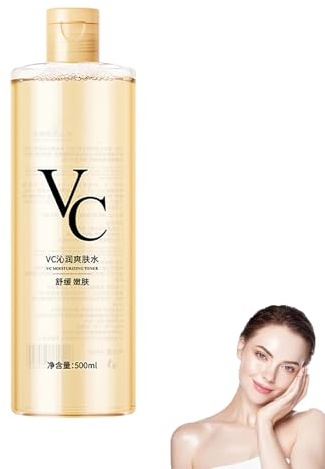 500ml VC Toner, Vc Toner Intensive Brightening, Korean Skin Care, Rich in Vitamin C, Deeply Hydrate Enhance Skin Elasticity