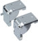 GedoTec® - Cerniera pieghevole, per tavoli e panche, in acciaio zincato, 38 x 38 mm, 1 paio