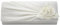 wocharm Damen Satin Clutch mit Rose Abend Hochzeit Party Abschlussball Braut Handtasche Damen Schultertasche, weiß, 25.5cm*6.5cm*14cm