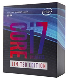 Intel BX80684I78086K Intel Core i7 8086K, 6 Core, 4.0GHz, 5.0GHz Turbo, 12MB Cache, 1200MHz GPU, 95W CPU, Argento