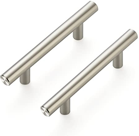 Ravinte 30 Pack 5'' Cabinet Pulls Brushed Nickel Stainless Steel Kitchen Drawer Pulls Cabinet Handles 3 Hole Center