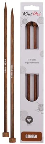 KnitPro Ginger Single Pointed Needles 14 (35cm) | 6.50mm