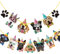 Duufin Banner Hund Geburtstag Deko Hunde Geburtstag Set für Pet Theme Geburtstagsfeier Hundegeburtstage