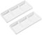 BESTONZON Lot de 2 ramequins carrés en porcelaine Blanc