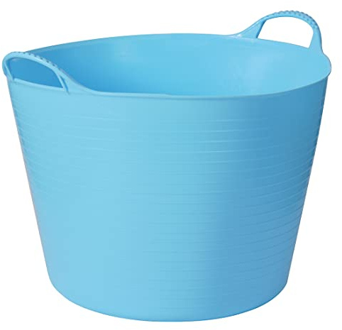 EDUPLAY 160286 Wanne 38 L hoch, Ø 45 x 33 cm, hellblau