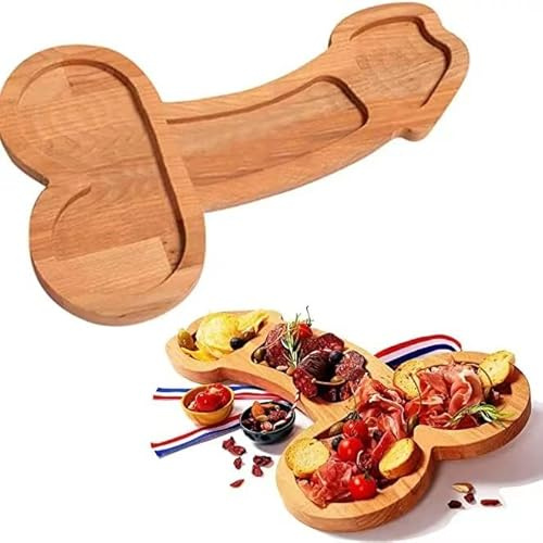 MASINIES Aperitif Board, Käsebrett Set, Käseplatte Wein Fleisch Käseplatte Verbesserte Holz Käseheber Lustige Charcuterie Boards Einweihungsgeschenke (groß)