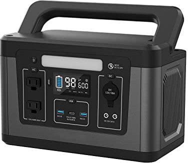 PHASFBJ Outdoor power bank 110V/220V Solar Outdoor Portable power generation backup power, 560Wh Backup Lithium Battery, Fast Charging, supply 500W energy storage power supply,220V/50Hz