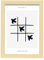 Nacnic Abstrakt Pop Art Poster Paz Tic TAC Toe Moderne künstlerische Illustrationen für die Innendekoration.
