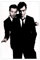 EFEZAC Ewan McGregor und Jude Law Poster 1 Leinwandposter Wandkunst Dekor Bild Gemälde für Wohnzimmer Schlafzimmer Dekoration Rahmen Stil 60 x 90 cm