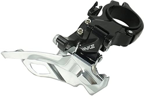 Front Bike Derailleurs 3 Speed Clamp On Top Bottom Pull Front Derailleurs Compatible with top or Bottom Routing for Mountain Bike Road Bicycle MTB BMX with Adjust Clamp Size 31.8mm 34.9mm