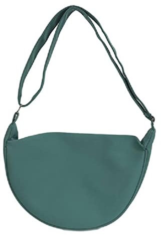 NRVTRE Einfache Dumpling-Taschen für Damen Studenten-Buchtasche Umhängetasche einfarbige Umhängetasche wasserdichte Umhängetasche wasserdichte Umhängetasche für Mädchen alle