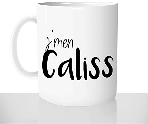 Mug-Cadeau Je M'en Caliss - Tasse Café Idée Cadeau Original Quebec Quebecois Canada Expression Drôle - Noël Anniversaire