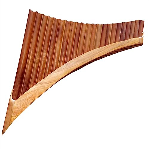 Panflöte 22 Pfeifen Bambus PanFlute G-Tasten Handgefertigte Panflöte Holzblasinstrument