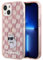 Karl Lagerfeld KLHCP15SHNCMKLP Hülle für iPhone 15 6.1 Rosa hardcase Monogram Choupette