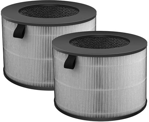 Luftfilter-Ersatz für LG Luftreiniger-Ventilator Modell U9CV2B, U9CS1C & U9CV1C, H13 True HEPA, kompatibel mit LG PuriCare Aero Tower Serie, 2 Stück