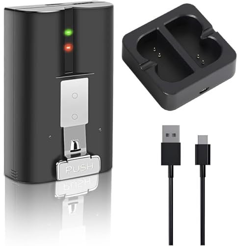 Quick Release Battery for Ring, 6040mAh Replacement Battery for Video Doorbell 2/3/3+/4, Stick Up Cam (2/3rd Gen)/ Spotlight Cam