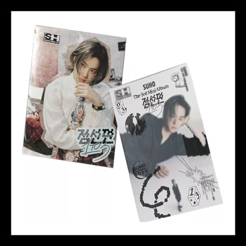 EXO SUHO 점선면 (1 TO 3) The 3rd Mini Album (? Ver. + ! Ver. - Set.) K-POP SEALED