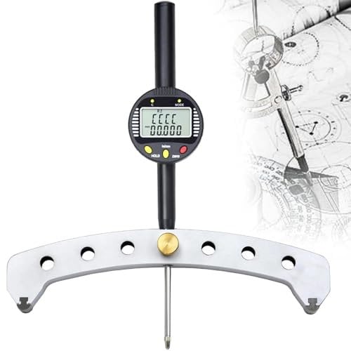 Digitales Radiusmessgerät, hochpräzises Radiusanzeigewerkzeug, Messradius 450 mm - 2500 mm, mit 200 mm Messbacke