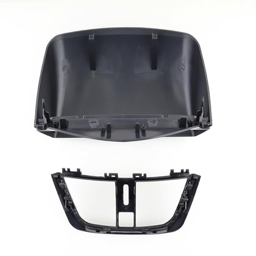 Cadre de Panneau Audio Cadre d'autoradio 9 pouces Fascia/adapté for Peugeot 207 2002-2010 Kit de montage de panneau d'installation de tableau de bord 2 Din DVD Cadre de Panneau Audio Anti-Rayures Haut