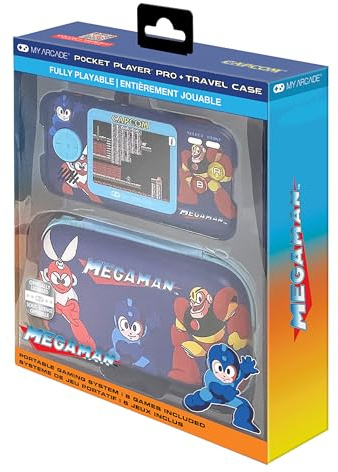 MY ARCADE - Pocket Player Mega Man + Etui de transport
