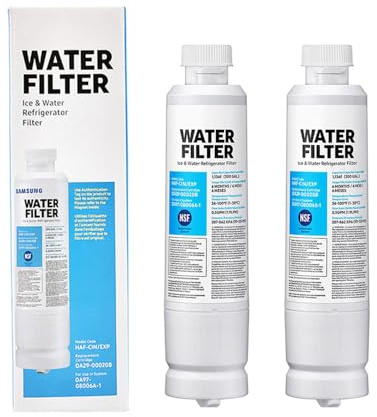 2 Pack,Replacement Refrigerator Water Filter, Compatible DA29-00020B, DA97-08006A-1, HAF-CIN/EXP