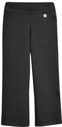 NEXT Mädchen Bootcut-Hose aus Jersey Holzkohle Grau 98