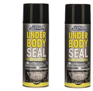 SuperGift.com 400ml Car-Pride Under Body Black Seal Spray Rust Prevention & Protective Finish for Automotive Use (2)