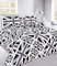 Luxury & Modernes Union Jack/Bettbezug und Kissenbezüge Bettwäsche-Set, bedruckt, Serie, schwarz, Einzelbett