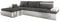 Mirjan24 Big Ecksofa Oslo, Eckcouch mit Bettkasten und Schlaffunktion, Sofa, Bettsofa, L-Form Couch, Elegante Schlafcouch, Polsterecke, Farbauswahl (Seite: Links, Soft 017 + Lux 06)